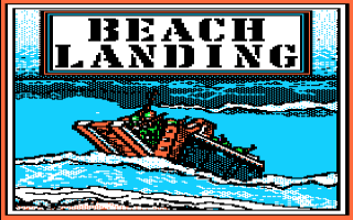 Beach Landing Title Screen